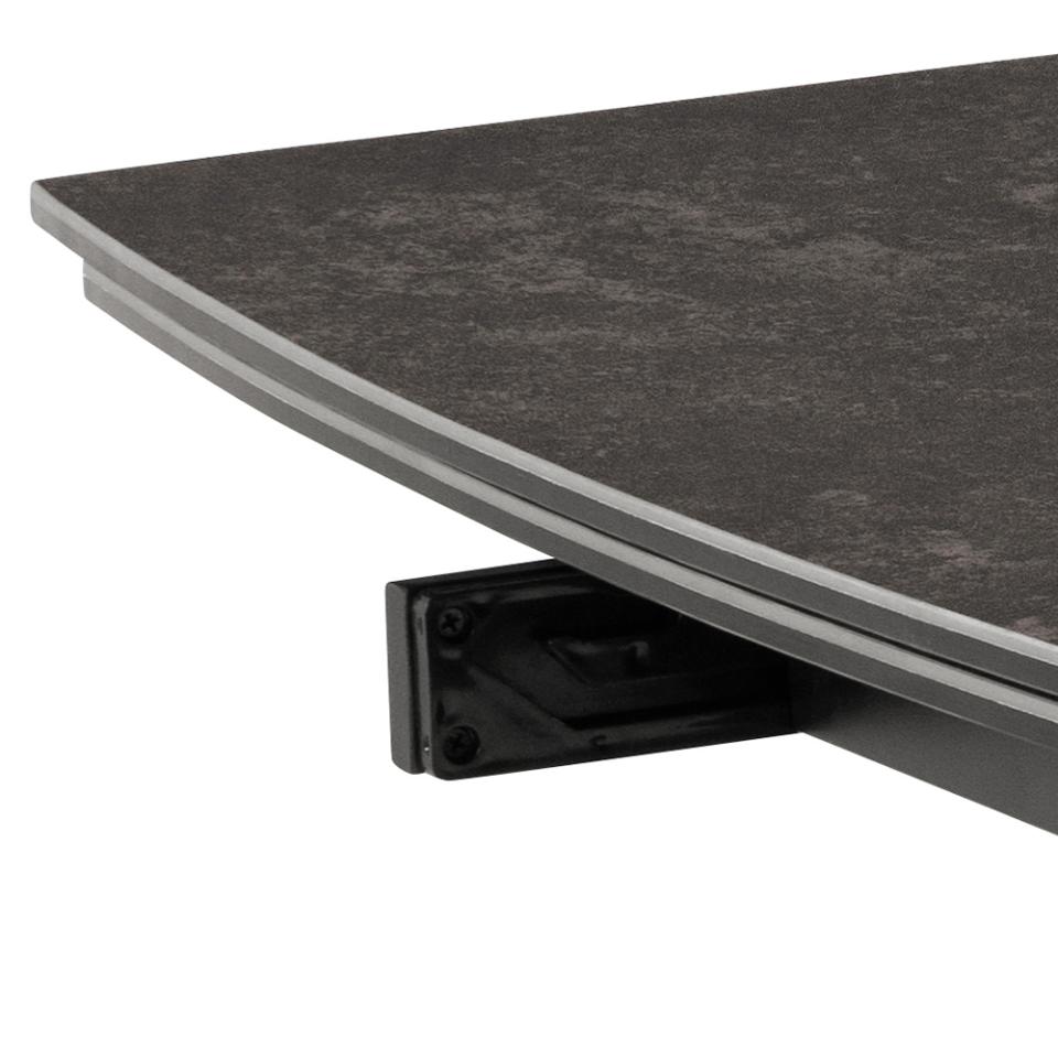 Blackburn Large Extending Dining Table With Ceramic Top And Metal Base 160 To 240cm