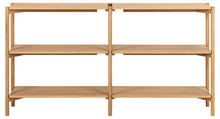 Load image into Gallery viewer, Braidwood Bookcase Shelving Unit In Oiled Oak With 4 Shelves 169x30x88 cm
