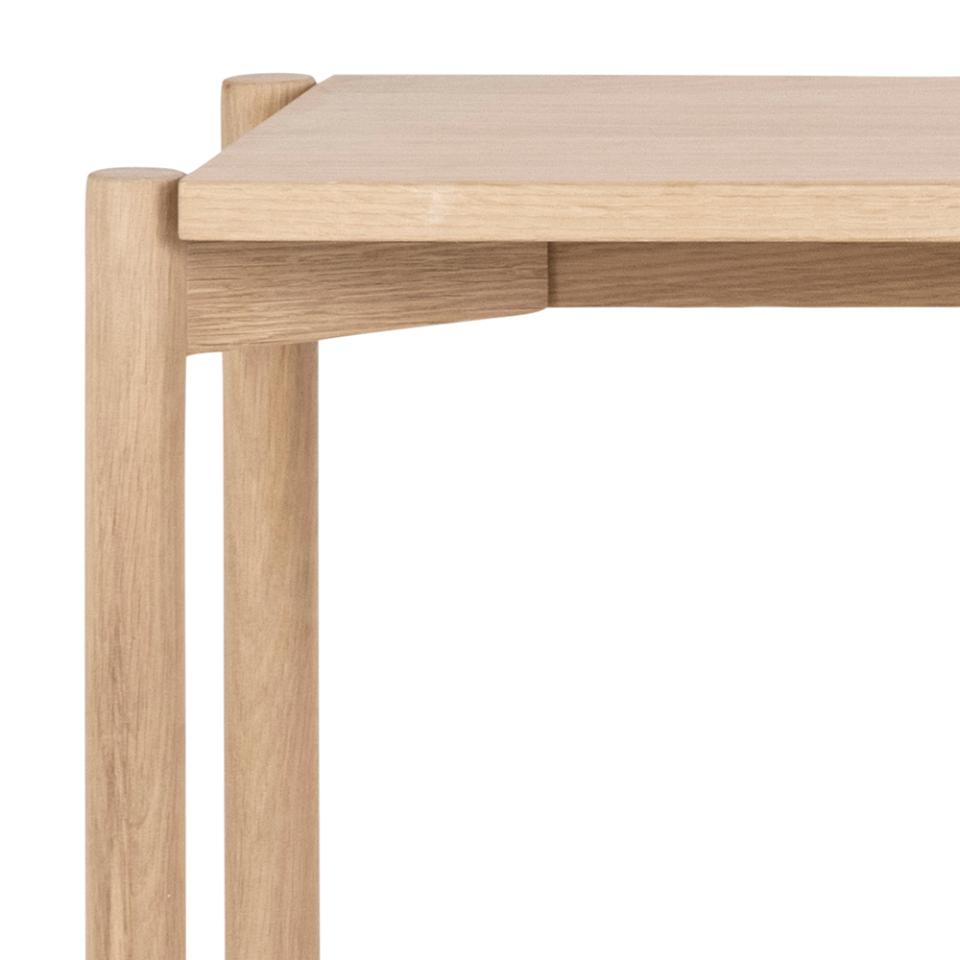 Braidwood Bookcase Shelving Unit In White Oiled Oak With 4/6 Shelves 169x30x88 cm