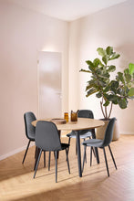 Load image into Gallery viewer, Cadiz Round Oak Dining Table, Metal Legs 4 To 6 Seats 120cm
