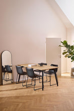Load image into Gallery viewer, Cadiz Oak Rectangle Dining Table, Metal Legs 4 To 6 Seats 160x90x75cm
