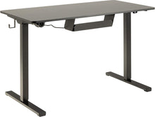 Load image into Gallery viewer, Cairo Electric Height Adjustable Home Office Desk In Black 73-121cm
