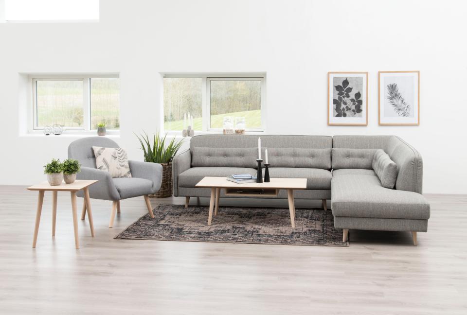 Century Coffee Table In Oak White 115cm
