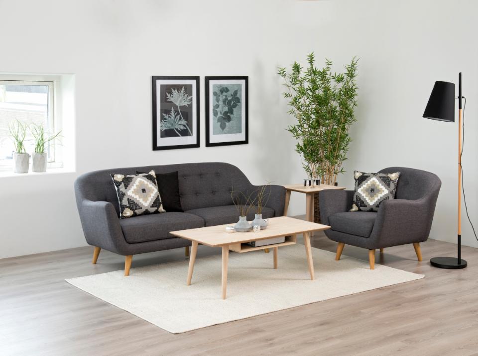 Century Coffee Table In Oak White 115cm
