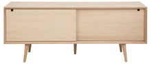 Load image into Gallery viewer, Century Sideboard Large Oak Cabinet With Sliding Doors And 4 Drawers 180x45x71cm
