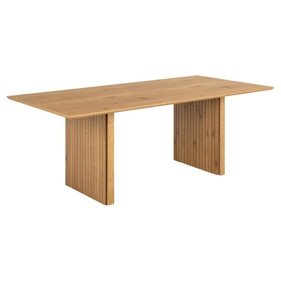 Colima Lamella Rectangular Oak Dining Table Large 210cm x 100cm Top