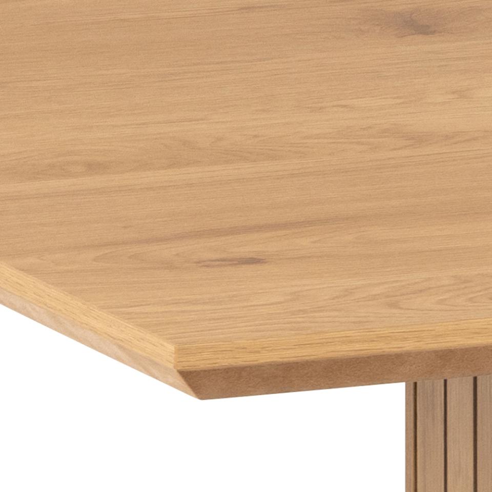 Colima Lamella Rectangular Oak Dining Table Large 210cm x 100cm Top