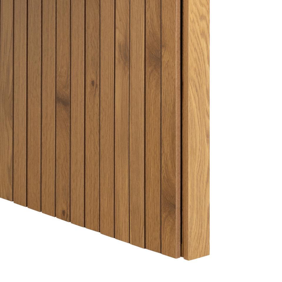 Colima Lamella Rectangular Oak Dining Table Large 210cm x 100cm Top