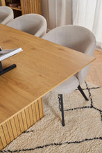 Load image into Gallery viewer, Colima Lamella Rectangular Oak Dining Table Large 210cm x 100cm Top
