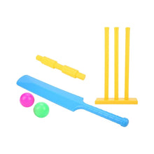 Load image into Gallery viewer, Fun Colourful Cricket Set Game In A Compact Net Travel Bag Outdoor Indoor Sports
