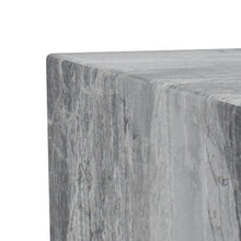Load image into Gallery viewer, Dice Coffee Table Large Square Grey Marble Effect Furniture 90x90cm
