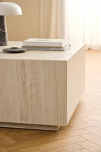 Load image into Gallery viewer, Dice Coffee Table Large Square Travertine Effect Furniture 90x90cm
