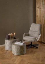 Load image into Gallery viewer, Dice Double Oval Coffee Table Set Large Grey Marble 2 Piece Set 58cm and 50cm
