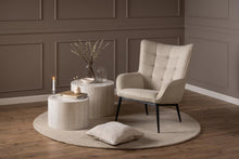 Load image into Gallery viewer, Dice Double Oval Coffee Table Set Large Travertine 2 Piece Set 58cm and 50cm
