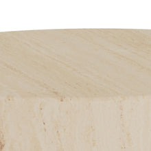 Load image into Gallery viewer, Dice Double Oval Coffee Table Set Large Travertine 2 Piece Set 58cm and 50cm
