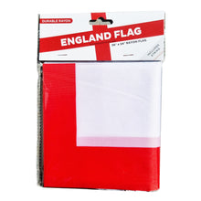 Load image into Gallery viewer, England Flag Durable Rayon St George Cross With Ties 36x24 Inch 90x60cm
