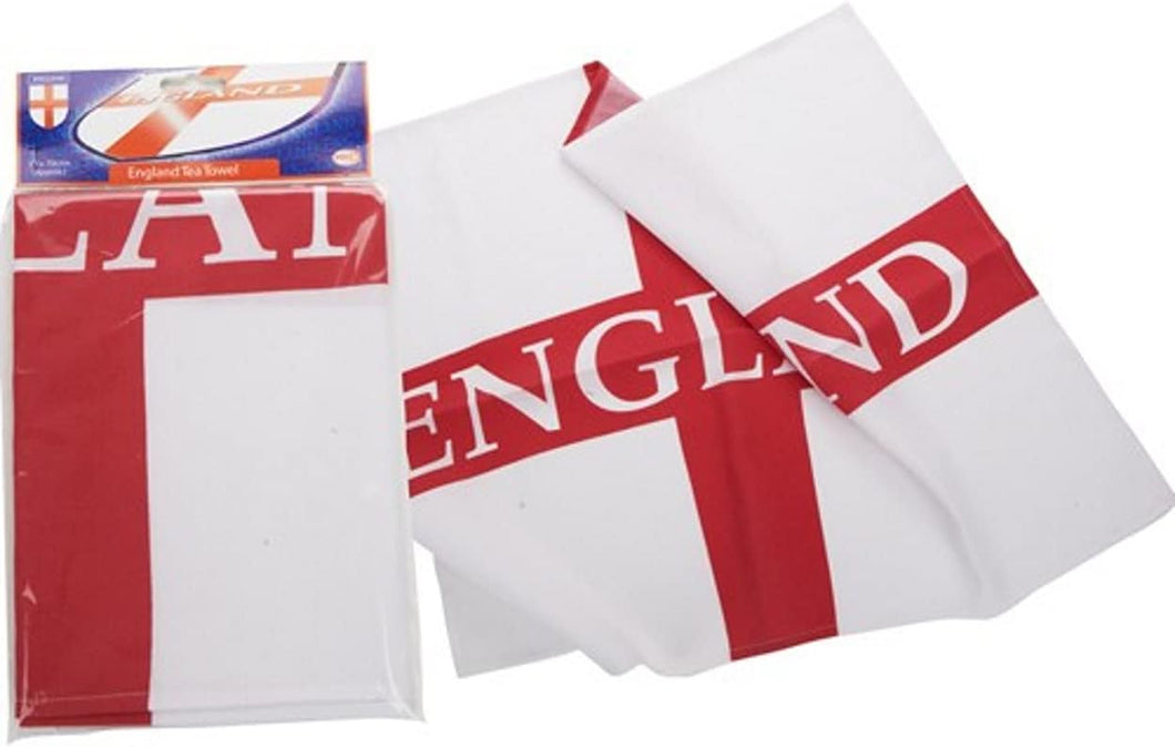 England Tea Towel St George Cross Design Kitchen Accessory