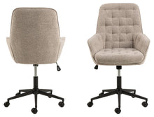 Load image into Gallery viewer, Erik Comfort Fabric Home Office Desk Chair With Armrests, Brake Castors, Gas lift And Swivel
