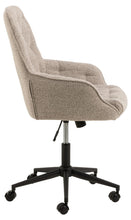 Load image into Gallery viewer, Erik Comfort Fabric Home Office Desk Chair With Armrests, Brake Castors, Gas lift And Swivel
