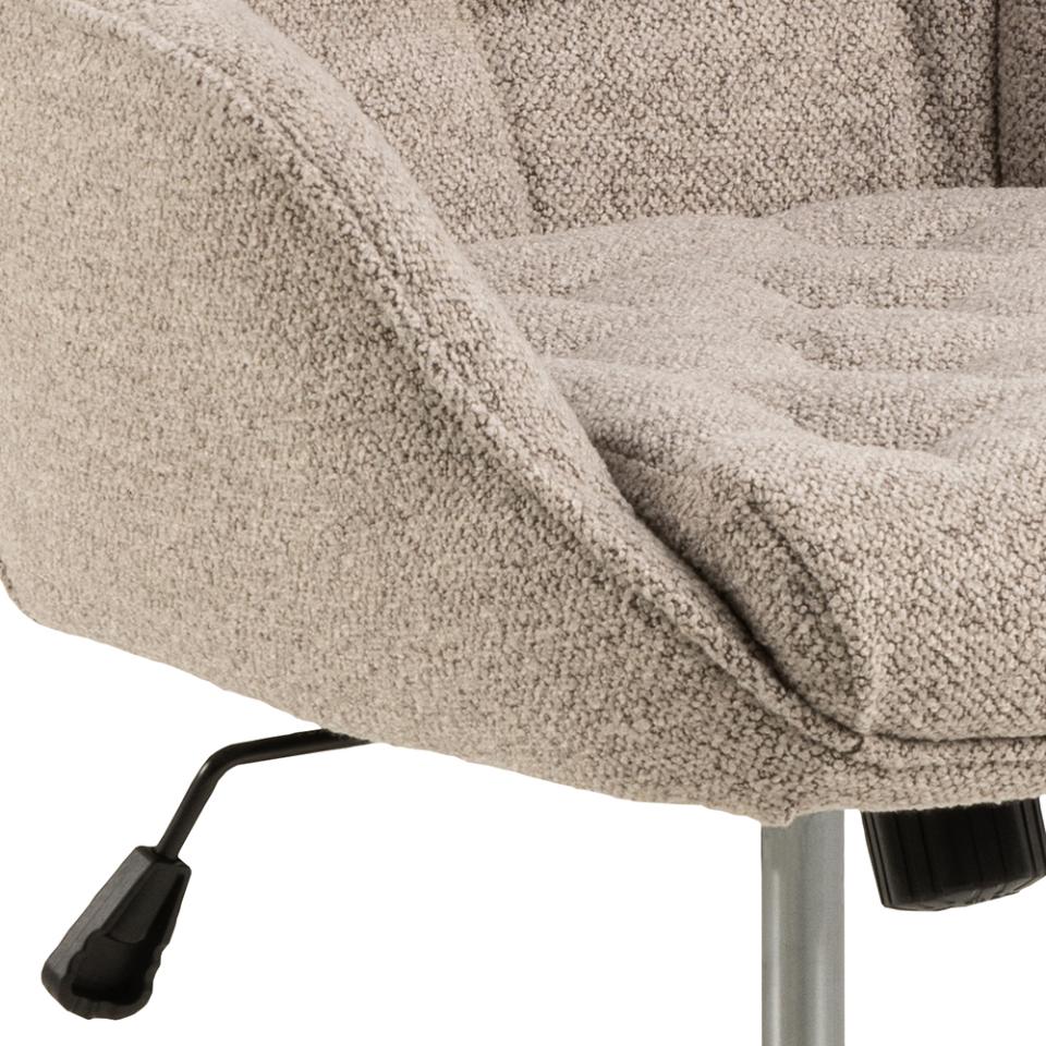 Erik Comfort Fabric Home Office Desk Chair With Armrests, Brake Castors, Gas lift And Swivel