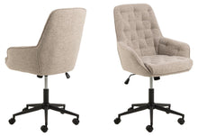 Load image into Gallery viewer, Erik Comfort Fabric Home Office Desk Chair With Armrests, Brake Castors, Gas lift And Swivel
