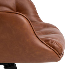 Load image into Gallery viewer, Erik Faux Leather Home Office Desk Chair With Armrests, Brake Castors, Gas lift And Swivel
