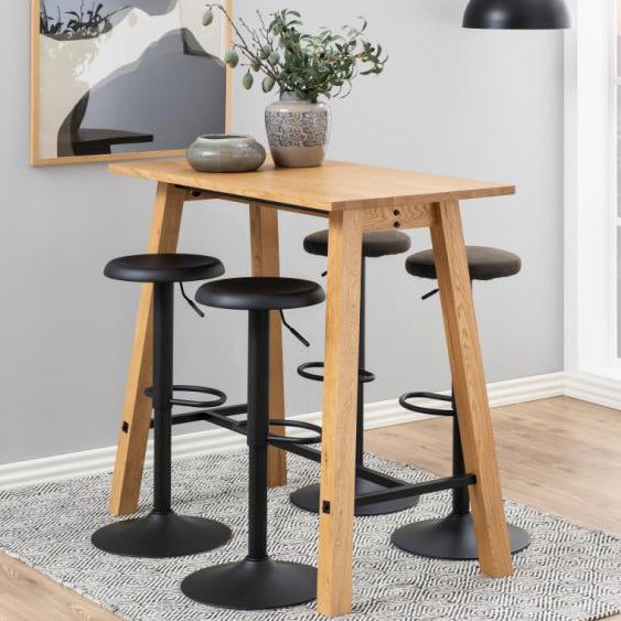 Finch Designer Metal Bar Stools, Set Of 2 Trendy Barstools With Footrest And Lift Function