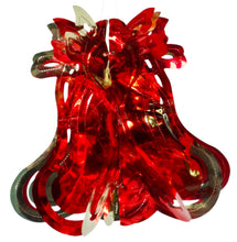 Load image into Gallery viewer, Red Gold Foil Christmas Decorations Hanging Garland Xmas Decs Choose From 7 Designs
