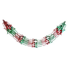 Load image into Gallery viewer, Red Green Foil Christmas Decorations Hanging Garland Xmas Decs Choose From 7 Designs
