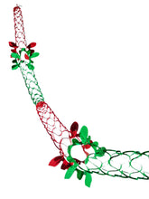 Load image into Gallery viewer, Red Green Foil Christmas Decorations Hanging Garland Xmas Decs Choose From 7 Designs
