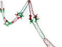 Load image into Gallery viewer, Red Green Foil Christmas Decorations Hanging Garland Xmas Decs Choose From 7 Designs
