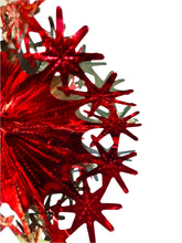 Load image into Gallery viewer, Red Gold Foil Christmas Decorations Hanging Garland Xmas Decs Choose From 7 Designs
