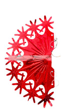 Load image into Gallery viewer, Red Gold Foil Christmas Decorations Hanging Garland Xmas Decs Choose From 7 Designs
