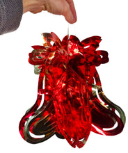 Load image into Gallery viewer, Red Gold Foil Christmas Decorations Hanging Garland Xmas Decs Choose From 7 Designs
