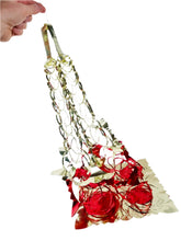 Load image into Gallery viewer, Red Gold Foil Christmas Decorations Hanging Garland Xmas Decs Choose From 7 Designs
