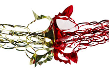 Load image into Gallery viewer, Red Gold Foil Christmas Decorations Hanging Garland Xmas Decs Choose From 7 Designs
