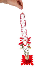 Load image into Gallery viewer, Red Gold Foil Christmas Decorations Hanging Garland Xmas Decs Choose From 7 Designs
