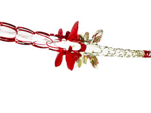 Load image into Gallery viewer, Red Gold Foil Christmas Decorations Hanging Garland Xmas Decs Choose From 7 Designs
