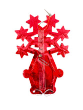 Load image into Gallery viewer, Red Gold Foil Christmas Decorations Hanging Garland Xmas Decs Choose From 7 Designs
