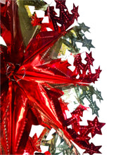 Load image into Gallery viewer, Red Gold Foil Christmas Decorations Hanging Garland Xmas Decs Choose From 7 Designs
