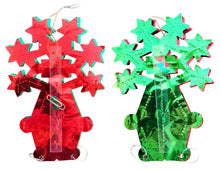 Load image into Gallery viewer, Red Green Foil Christmas Decorations Hanging Garland Xmas Decs Choose From 7 Designs
