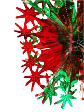 Load image into Gallery viewer, Red Green Foil Christmas Decorations Hanging Garland Xmas Decs Choose From 7 Designs
