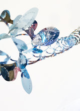 Load image into Gallery viewer, Blue Silver Foil Christmas Decorations Hanging Garland Xmas Decs Choose From 7 Designs
