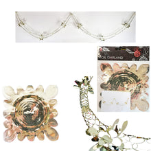 Load image into Gallery viewer, Gold Foil Christmas Decorations Hanging Garland Xmas Decs Choose From 7 Designs
