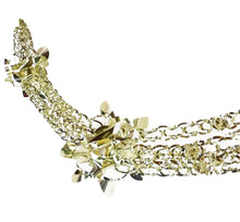 Load image into Gallery viewer, Gold Foil Christmas Decorations Hanging Garland Xmas Decs Choose From 7 Designs
