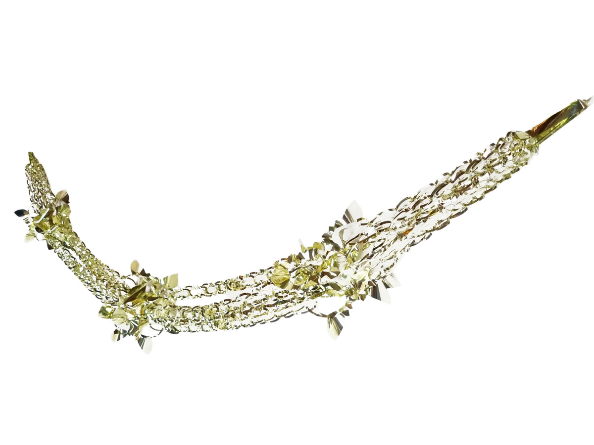 Gold Foil Christmas Decorations Hanging Garland Xmas Decs Choose From 7 Designs