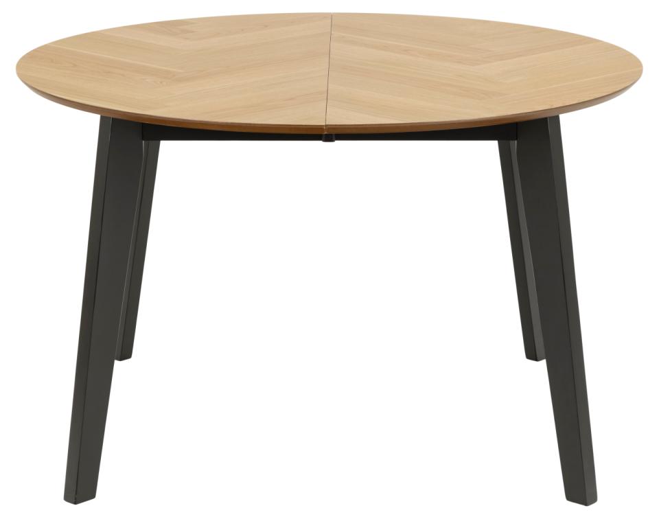 Georgetown Extending Oak Herringbone Rectangle Dining Table Round Oval 120/198x74.5 cm