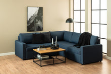 Load image into Gallery viewer, Gila Rectangle Coffee Table With Black Shelf And Metal Base 90 x 60cm
