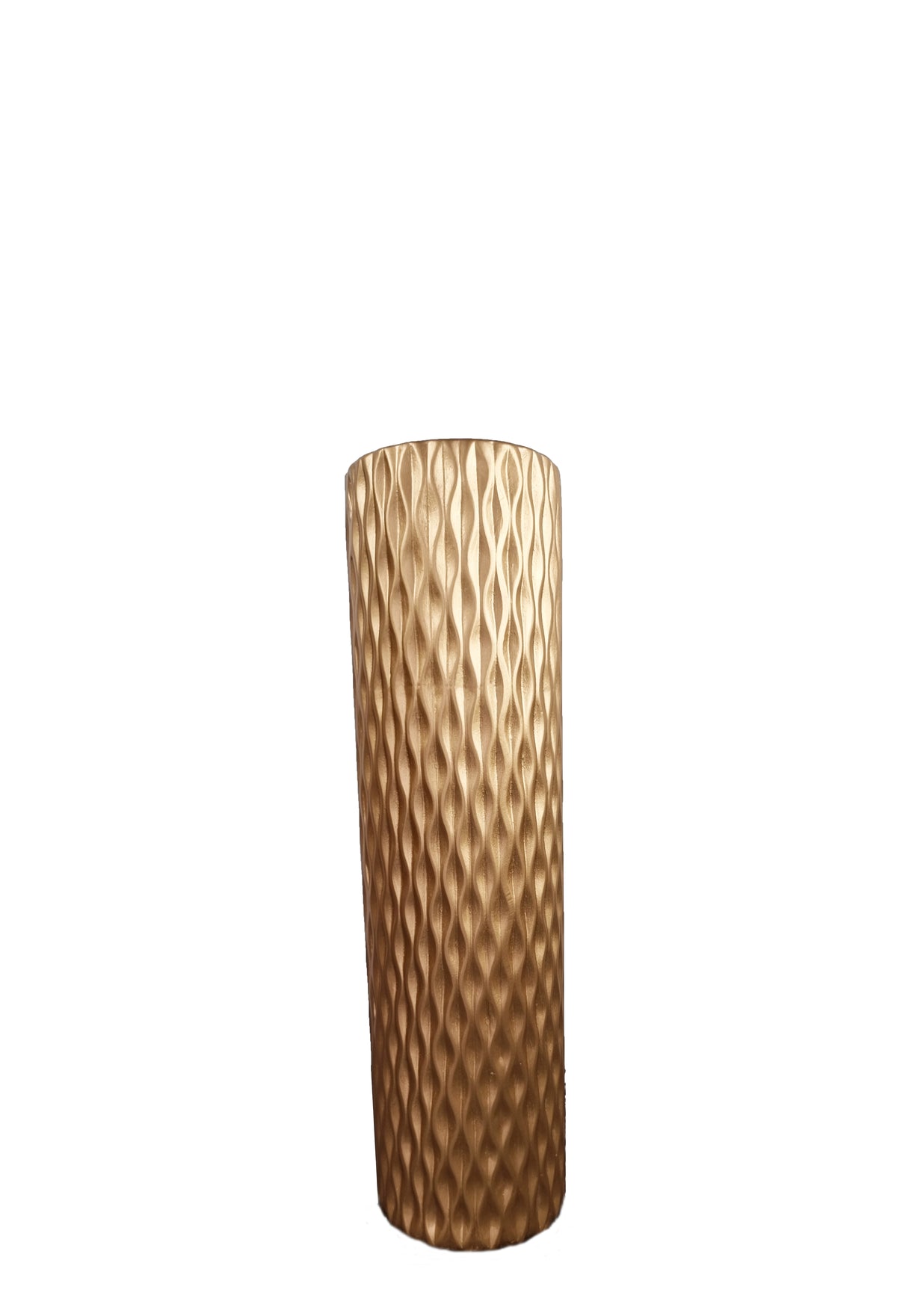 Large Gold Ceramic Floor Vase 60cm Home Decor