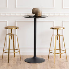 Load image into Gallery viewer, Goose Designer Bar Stool With Swivel Brushed In Gold Brushed Steel
